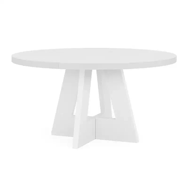 MAYEERTY Tavolo Rotondo Rustico da 47 Pollici, Multifunzionale per Sala da Pranzo, Serate di Gioco e Compiti