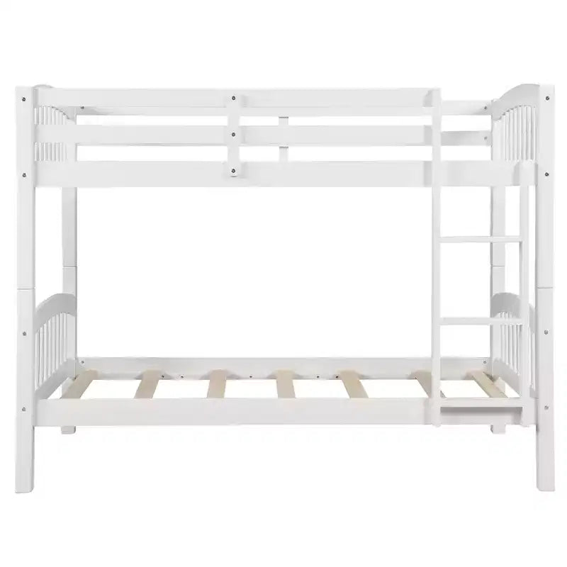 Letto a Castello Gemello con Scaletta, Bianco