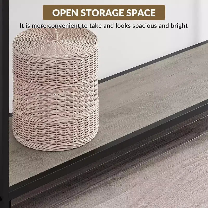 Acekool Tavolo Console Stretto per Ingresso, Tavolo da Divano Industriale con Scaffale, per Corridoio, Soggiorno, Ufficio