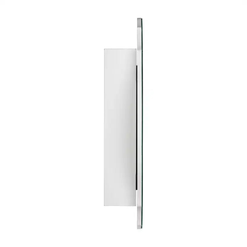 TEHOME Armadietto dei medicinali a montaggio superficiale con specchio, senza cornice, irregolare, ad arco, con bordo smussato, 20 pollici L x 30 pollici A, novità/specialità