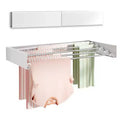 Wall Mounted Clothes Rack, Indoor Outdoor Folding Drying Rack, Retractable Towel Rack with 5-Rod