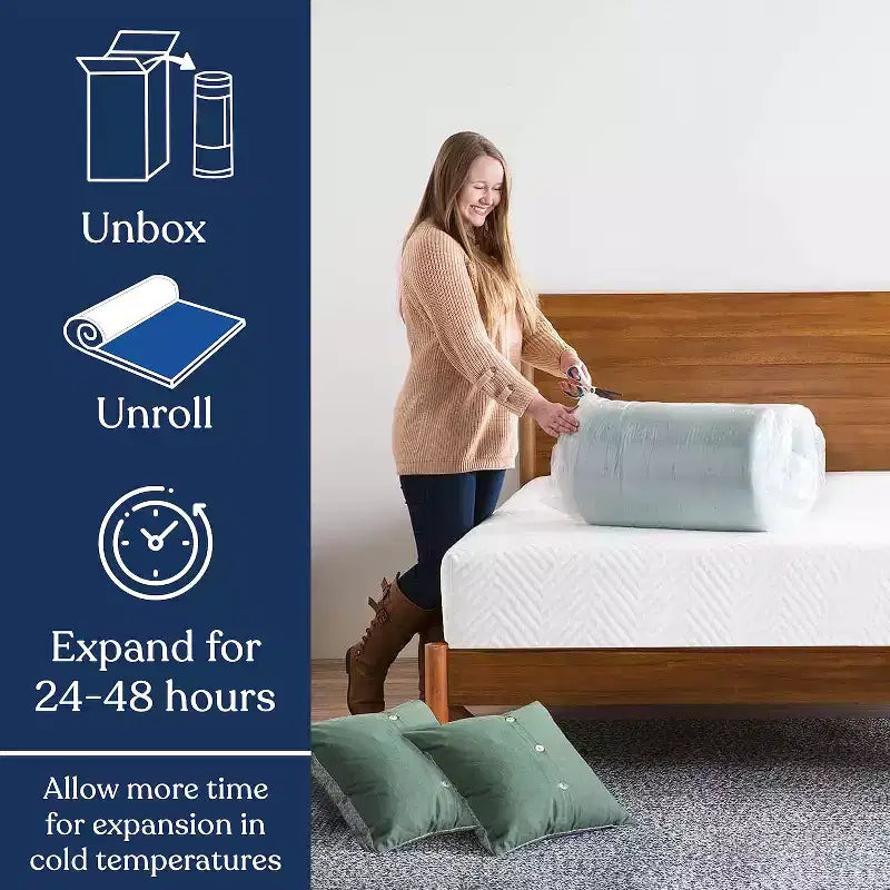 Delara Materassino Topper in Memory Foam da 5 cm Infuso in Gel, Certificato Certipur-US, Design Ventilato per una Migliore Circolazione dell'Aria