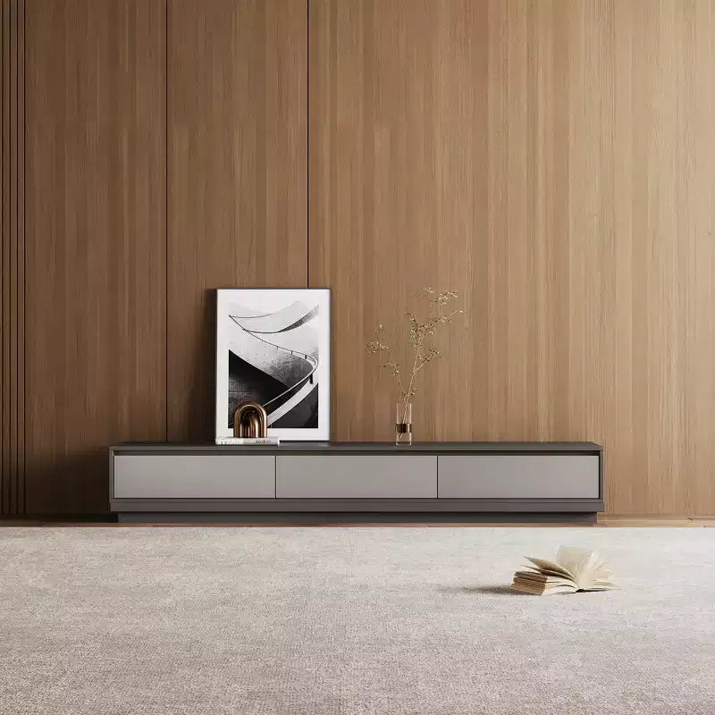 Mobile porta TV espandibile Luck Live Mid-Century Modern78.7, con una larghezza massima di 141.7, con 3 cassetti portaoggetti