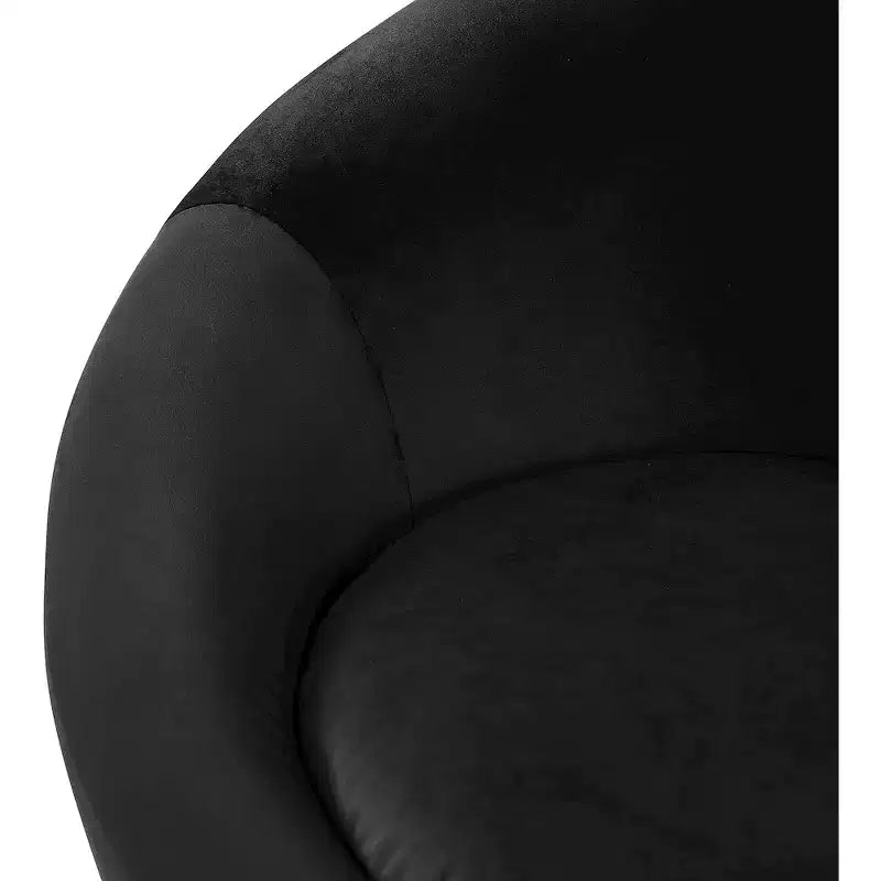 Meridian Furniture, Poltrona occasionale in velluto Tristan