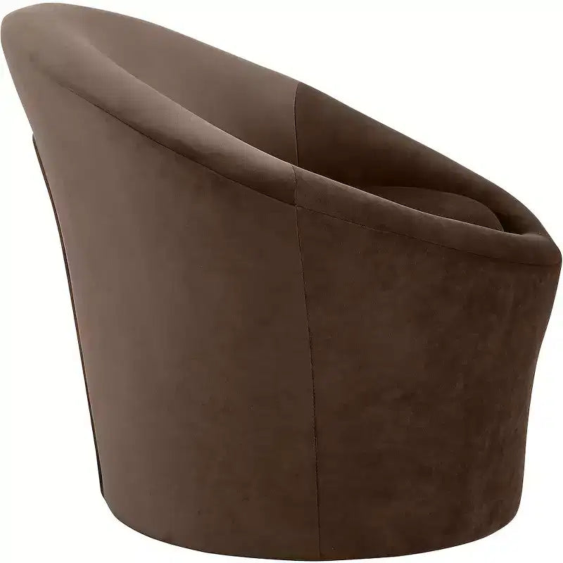 Meridian Furniture, Poltrona occasionale in velluto Tristan