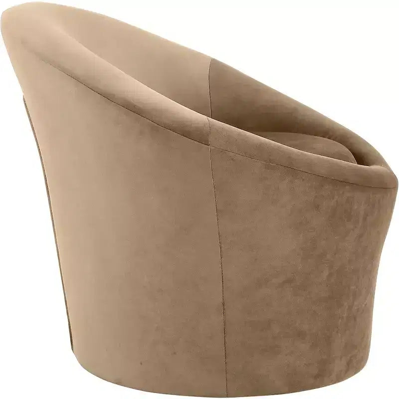 Meridian Furniture, Poltrona occasionale in velluto Tristan