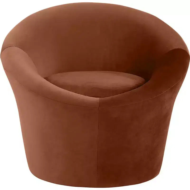 Meridian Furniture, Poltrona occasionale in velluto Tristan