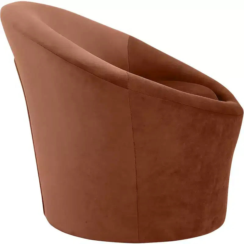 Meridian Furniture, Poltrona occasionale in velluto Tristan