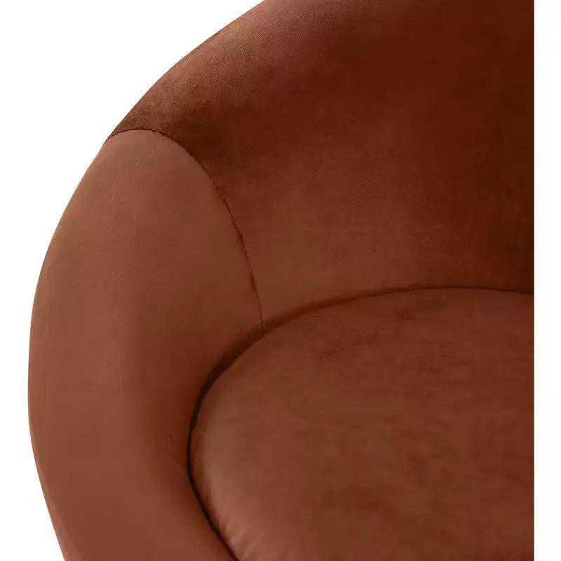Meridian Furniture, Poltrona occasionale in velluto Tristan