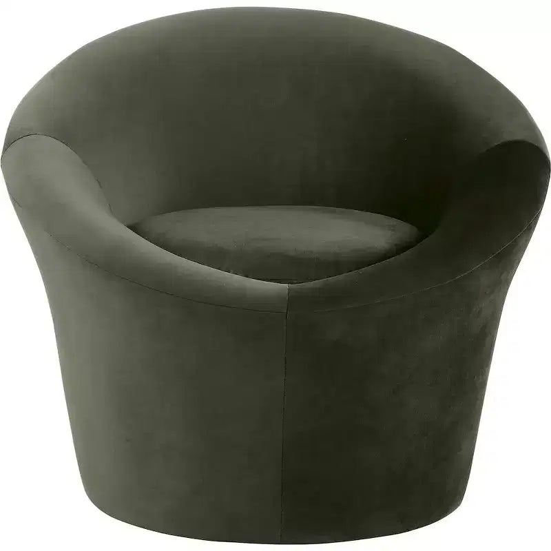 Meridian Furniture, Poltrona occasionale in velluto Tristan