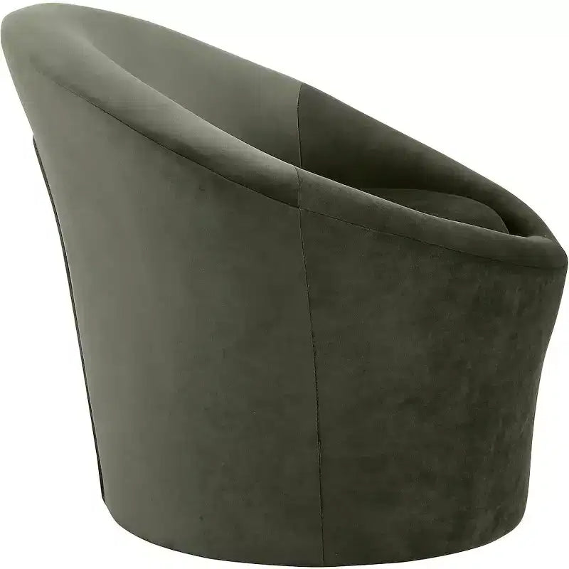 Meridian Furniture, Poltrona occasionale in velluto Tristan