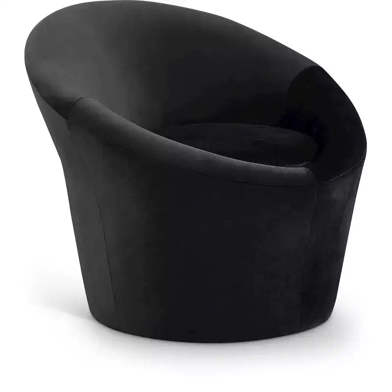 Meridian Furniture, Poltrona occasionale in velluto Tristan
