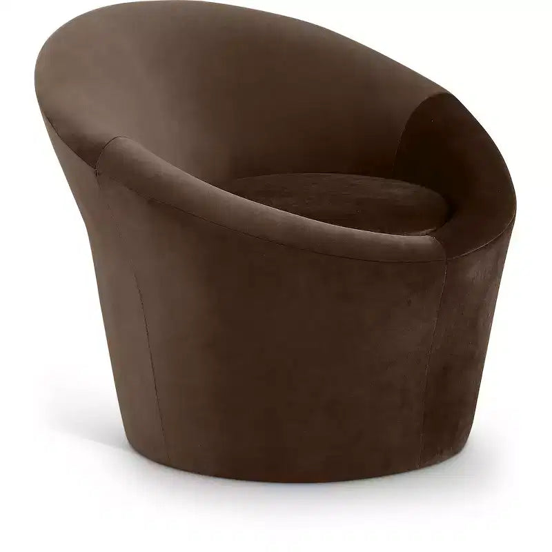 Meridian Furniture, Poltrona occasionale in velluto Tristan