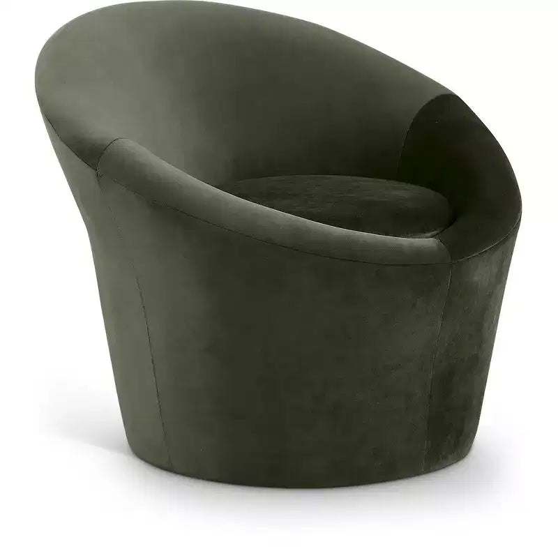 Meridian Furniture, Poltrona occasionale in velluto Tristan