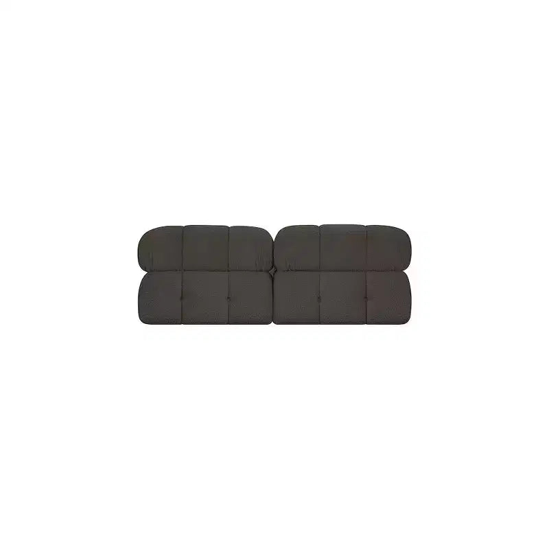 Meridian Furniture, divano modulare in tessuto Bouclé Ames