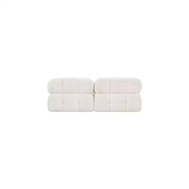Meridian Furniture, divano modulare in tessuto Bouclé Ames