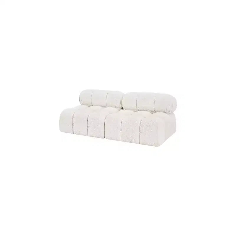 Meridian Furniture, divano modulare in tessuto Bouclé Ames
