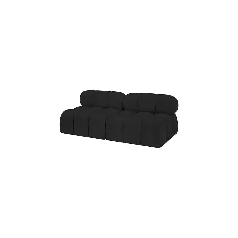 Meridian Furniture, divano modulare in tessuto Bouclé Ames