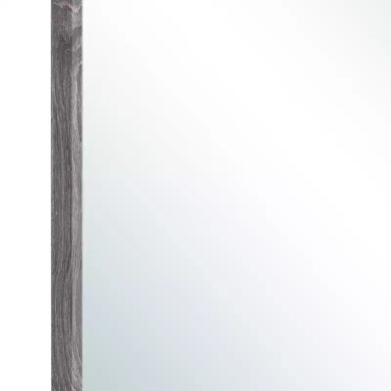 HomeRoots 35 Specchio decorativo con cornice in legno grigio scuro