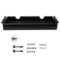 VEVOR 26 Wide Under Desk Drawer Slide Out, Under Desk Mounted Pull-out Drawer Attachment, Hidden Desktop Storage Organizer, 29x9x4 in, Black