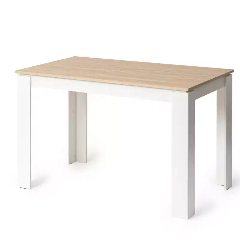 FurnitureR Dining Table Rectangular for 24 People, Kitchen & Dining Room Table with Wood Frame, for Small Spaces, Apartment, Home Office, Oak