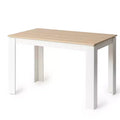 FurnitureR Dining Table Rectangular for 24 People, Kitchen & Dining Room Table with Wood Frame, for Small Spaces, Apartment, Home Office, Oak