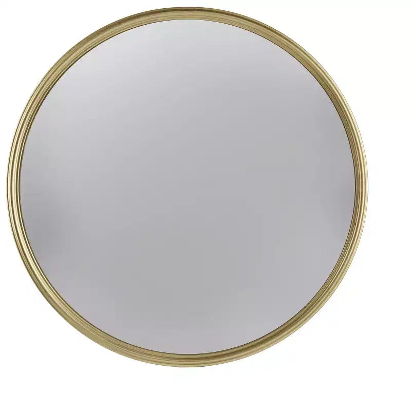 Specchio rotondo MAYEERTY D15, specchio circolare con cornice in ferro per soggiorno, camera da letto, vanità, ingresso, corridoio, oro