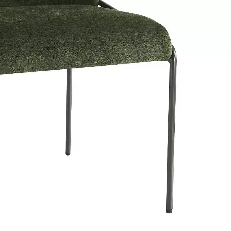 Sedia da Pranzo Moderna Christopher Knight Home Aiken in Poliestere con Telaio in Ferro (Set di 2)