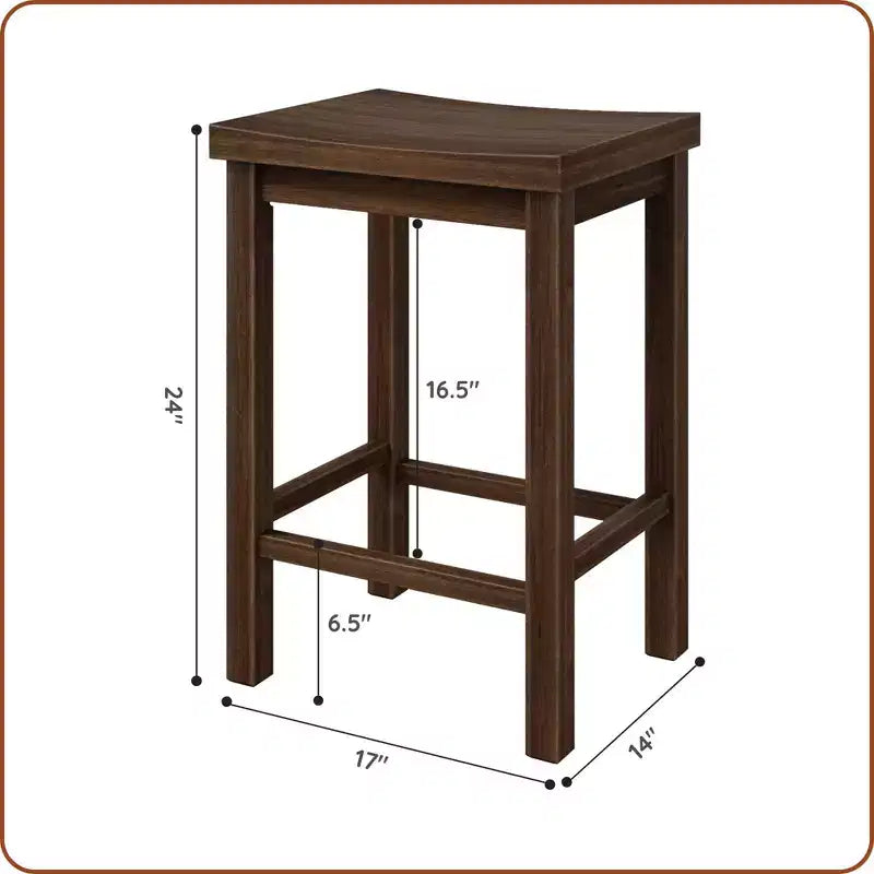 Sgabello altezza bancone, (60 cm) - Confezione da 4