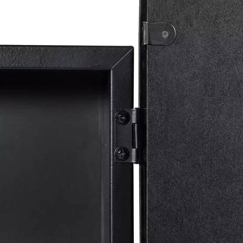 PexFix Armadietto per medicinali da bagno a specchio da 76 cm H x 50 cm L, stile rustico, dorato, mobiletto a muro con 3 ripiani, organizer per il bagno