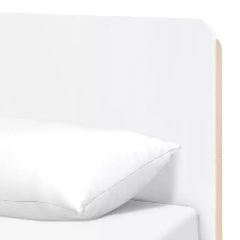 Lettino Gemello Babyletto TipToe - Bianco e Legno Naturale