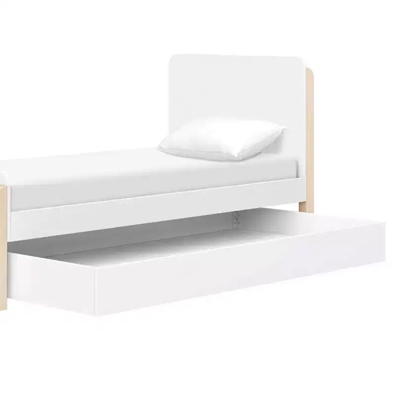 Lettino Gemello Babyletto TipToe - Bianco e Legno Naturale