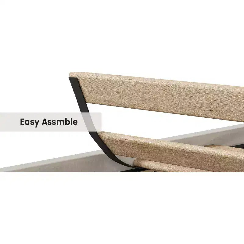 Struttura letto, struttura letto moderna imbottita con testiera trapuntata e cassetti portaoggetti - doghe in legno resistenti, non richiede rete, facile da montare