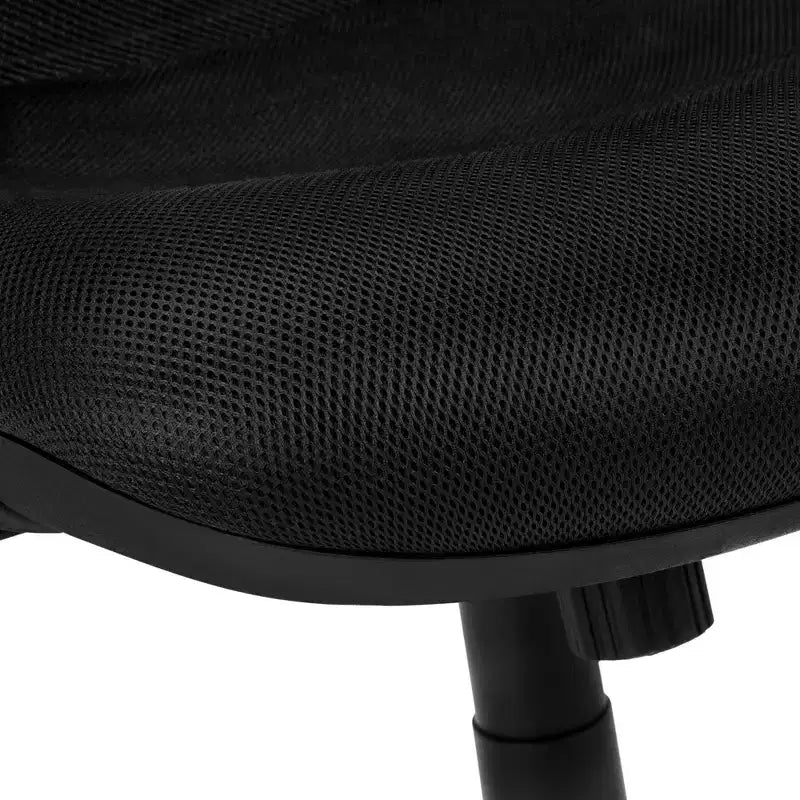 HomeStock 35 pollici H altezza regolabile con sedile in schiuma bianca e rotelle/ruote per sedie da ufficio