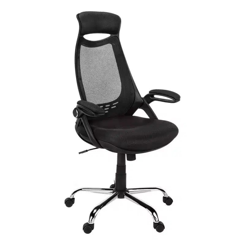 HomeStock 35 pollici H altezza regolabile con sedile in schiuma bianca e rotelle/ruote per sedie da ufficio