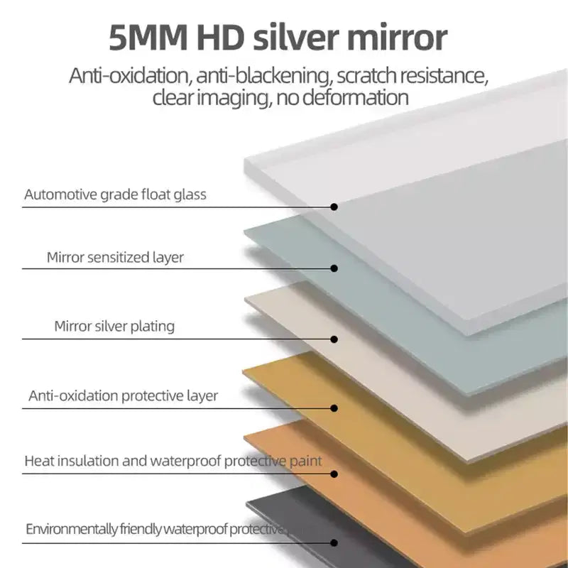 GDFStudio Brin Specchi da Bagno Moderni Anti-Appannamento da 48 pollici con 3 Colori e 5 Livelli di Intensità Luminosa
