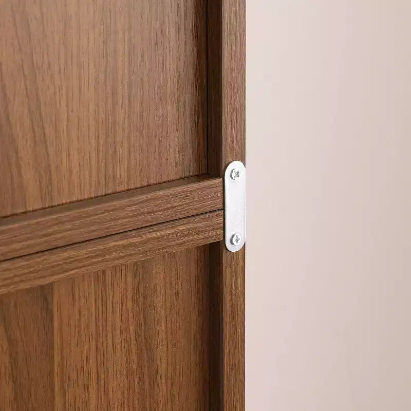 Homy Casa Scaffale Regolabile a 7 Ripiani con Armadietti Superiori e Inferiori Rimovibili, Design a Bordo Ondulato, per Soggiorno o Ufficio Domestico