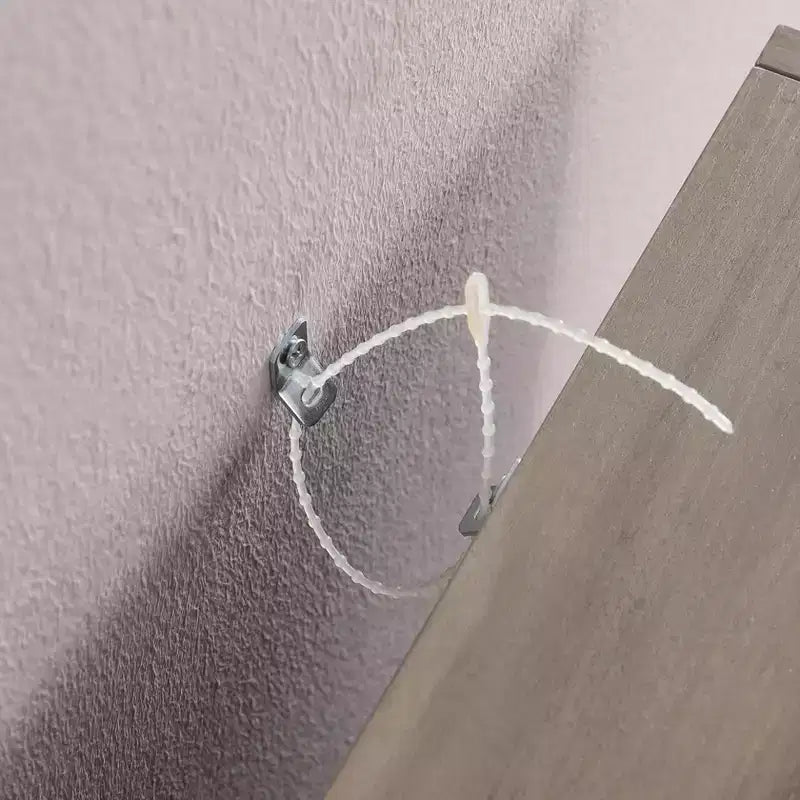 Homy Casa Scaffale Regolabile a 7 Ripiani con Armadietti Superiori e Inferiori Rimovibili, Design a Bordo Ondulato, per Soggiorno o Ufficio Domestico