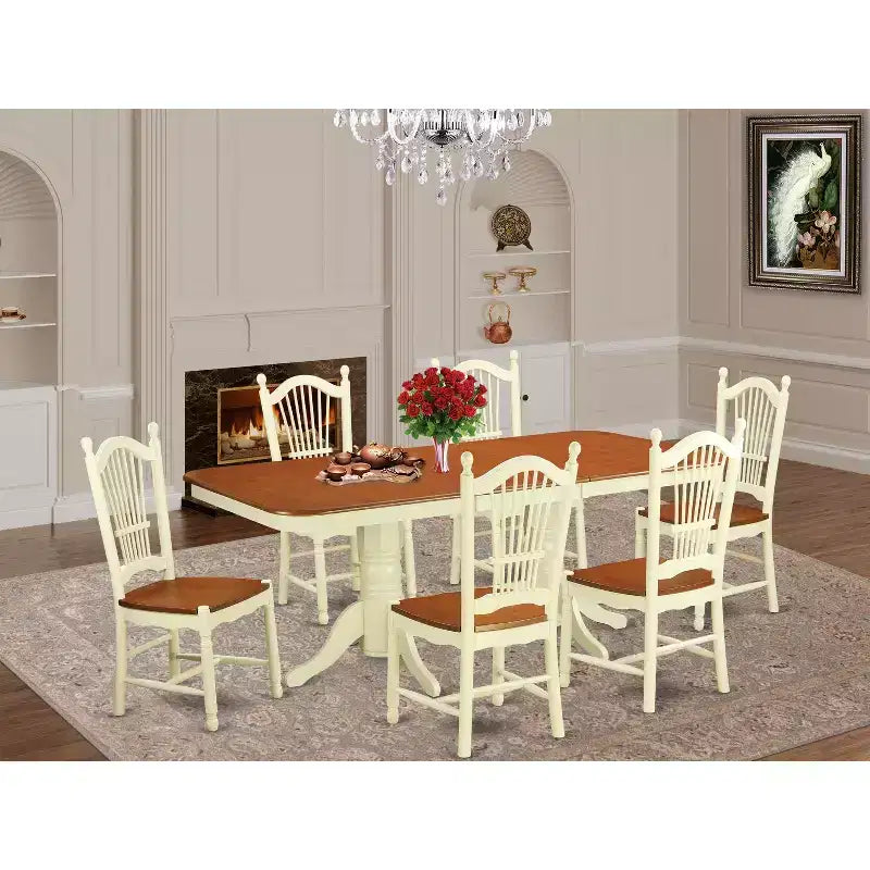 Set da pranzo neo-classico - Tavolo e sedie per cucina, sala da pranzo, spazi piccoli