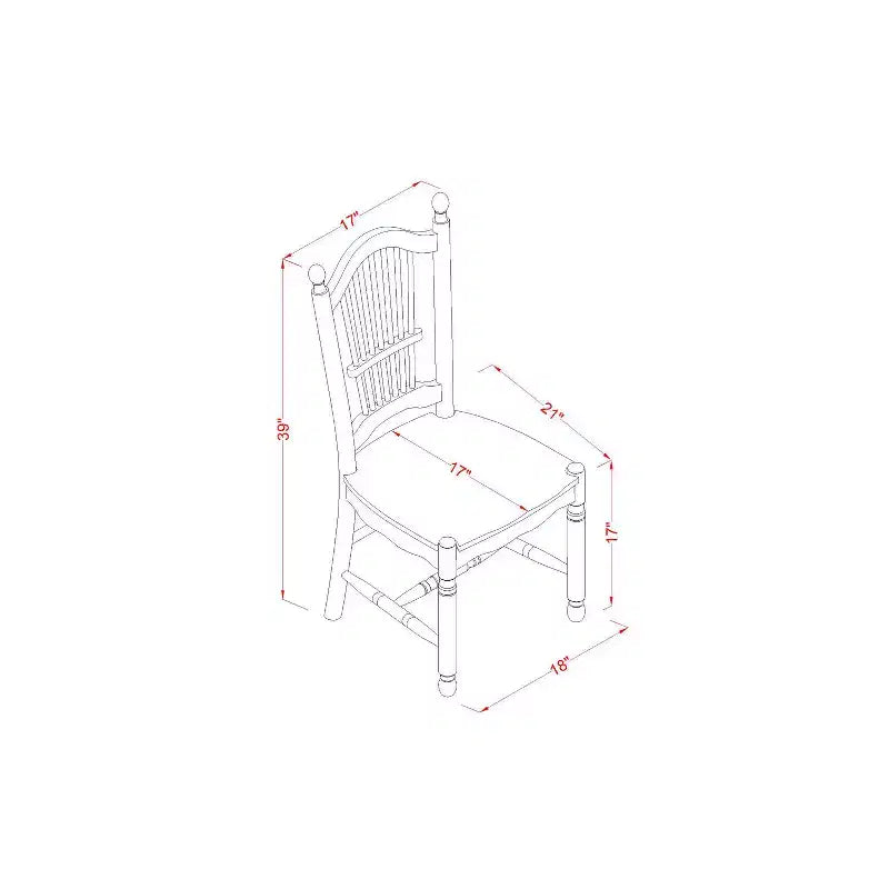 Set da pranzo neo-classico - Tavolo e sedie per cucina, sala da pranzo, spazi piccoli