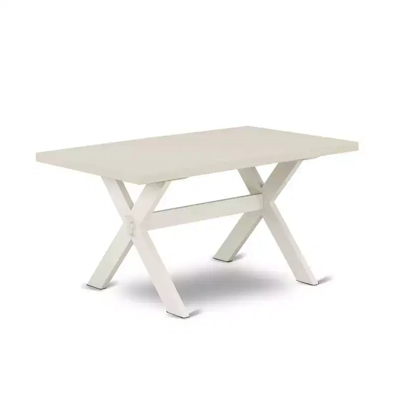 Tavolo da pranzo HomeStock 6 pezzi con piano rettangolare in legno massello finitura rovere naturale, 1 panca, 4 sedie