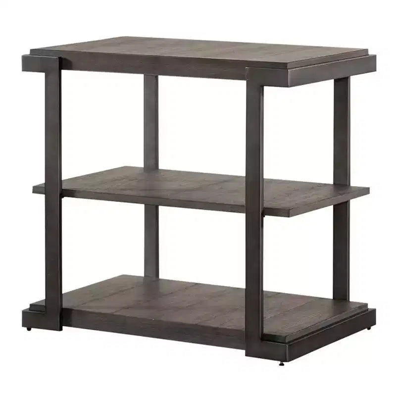 Liberty Furniture,Modern View Tiered End Table in Gauntlet Gray