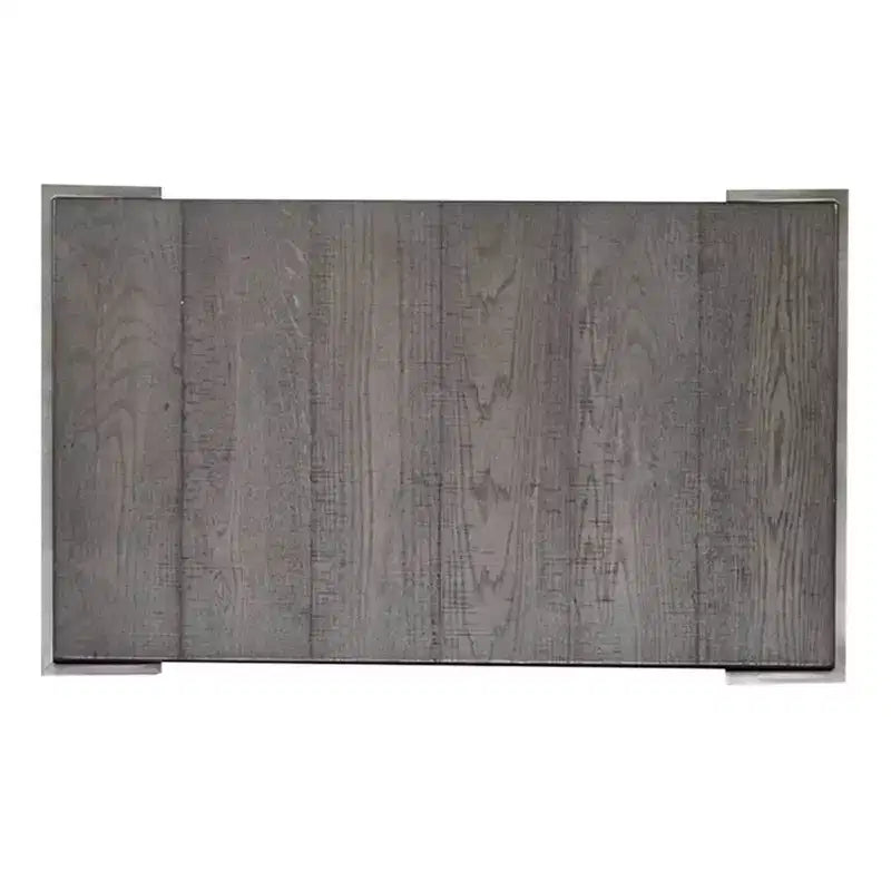 Tavolino Moderno a Livelli – Finitura Gauntlet Gray, Tavolino Multilivello per Soggiorno