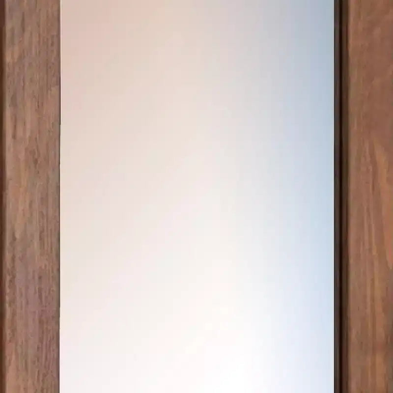 Specchio da Comò Royal Hampton, Cornice Rettangolare, Legno di Pino Brasiliano Mogano