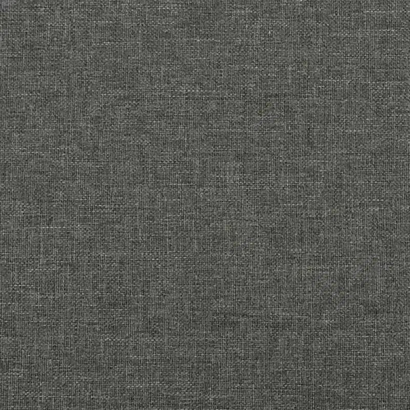 Struttura letto grigio scuro poliestere Queen rettangolare moderno