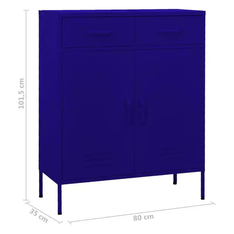 vidaXL Armadietto Verde Oliva in Acciaio 80x35x102 cm