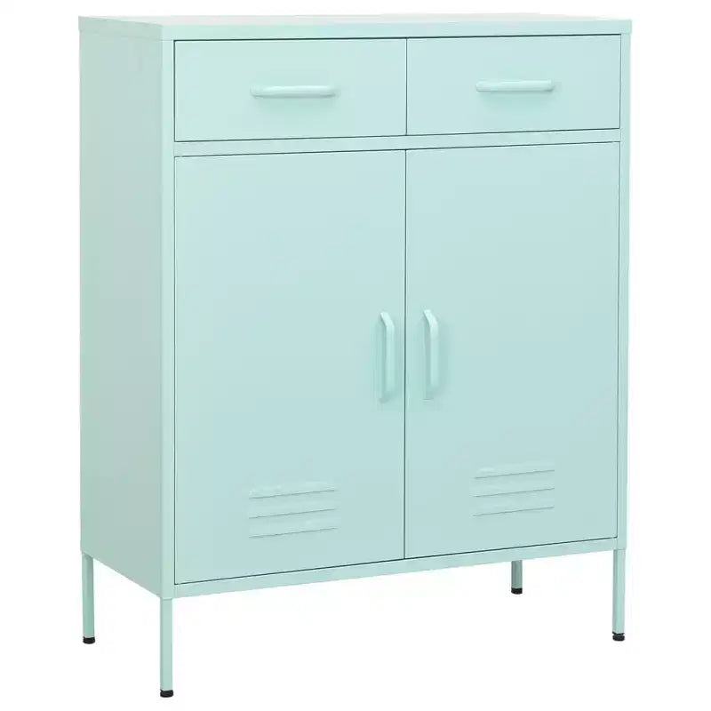 vidaXL Armadietto Verde Oliva in Acciaio 80x35x102 cm
