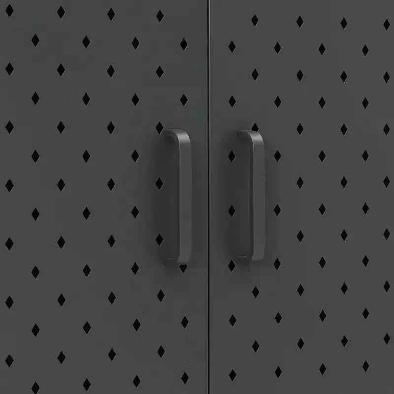 vidaXL Mobile Contenitore Credenza per Ingresso Camera da Letto Ufficio Acciaio - Bianco