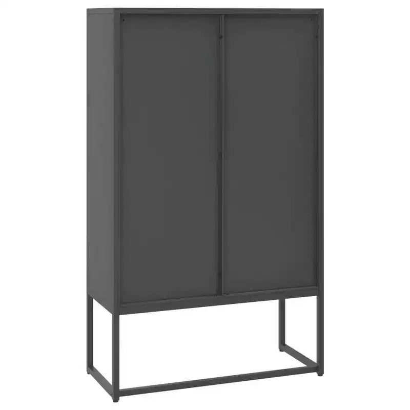 vidaXL Mobile Contenitore Credenza per Ingresso Camera da Letto Ufficio Acciaio - Bianco