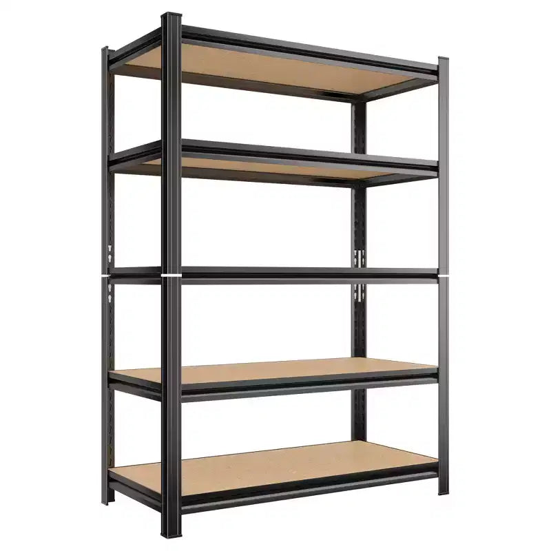 Scaffale di archiviazione modulare Clihome a 5 livelli, capacità di 226 kg/ripiano, divisibile in 2 unità separate